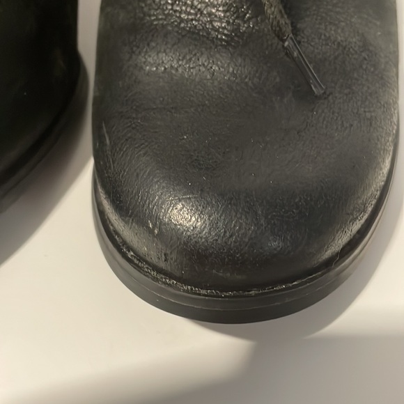 Clarks Artisan Active AIR Black Leather Lace-up Heeled Bootie Women's Size 8.5M - Picture 11 of 12